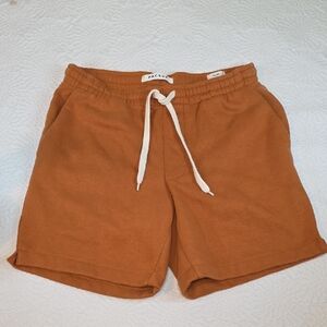 PacSun Men's Volley Sweat Shorts - Rust Orange - Size Small